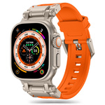 TECH-PROTECT DELTA PRO APPLE WATCH 6 / 7 / 8 / 9 / 10 / SE / ULTRA 1 / 2 (44 / 45 / 46 / 49 MM) ORANGE/TITANIUM