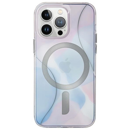 Etui UNIQ Coehl Palette Magnetic Charging do iPhone 15 Pro Max - niebieskie