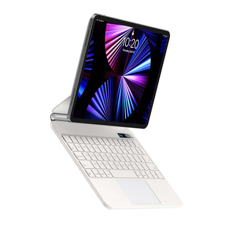 Magnetische Hülle mit Tastatur für iPad Pro 12,9&#39;&#39; Baseus Brilliance – weiß