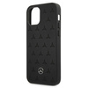 Mercedes MEHCP12LPSQBK iPhone 12 Pro Max 6,7" czarny/black hardcase Leather Stars Pattern