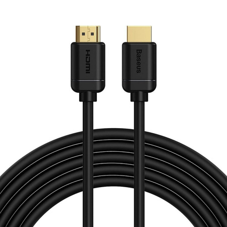 Baseus kabel przewód HDMI 2.0 4K 30 Hz 3D HDR 18 Gbps 5 m czarny (CAKGQ-D01)