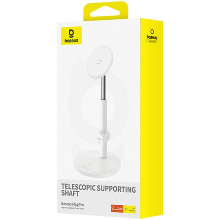 Baseus MagPro magnetischer Standhalter für das Telefon – weiß