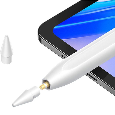 Baseus Smooth Writing 2 Overseas Edition stylus with active tip for iPad with replaceable tip - white