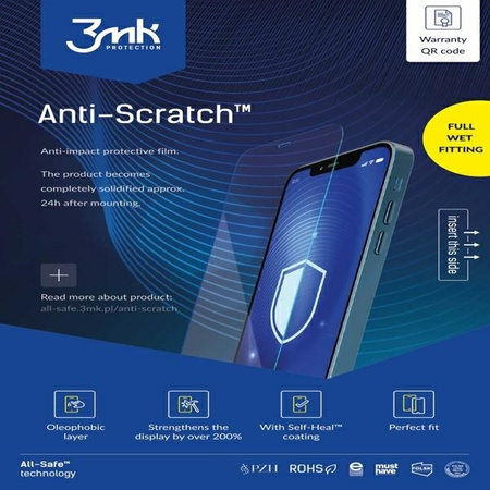 All-Safe - AIO Anti-Scratch Phone Full Wet Fittting 5 pcs