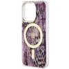 Guess GUHMP14LHLEOPWP iPhone 14 Pro 6.1" różowy/pink hardcase Leopard MagSafe