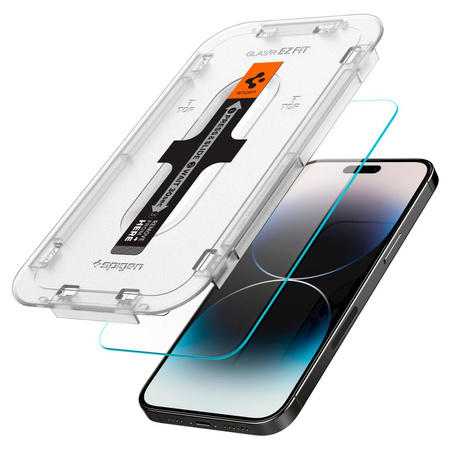 TEMPERED GLASS Spigen GLAS.TR &quot;EZ FIT&quot; 2-PACK IPHONE 14 PRO CLEAR