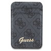 Original Case IPHONE Z MAGSAFE Guess Wallet Card Slot Stand MagSafe 4G Classic Logo (GUWMSHG4SHK) black