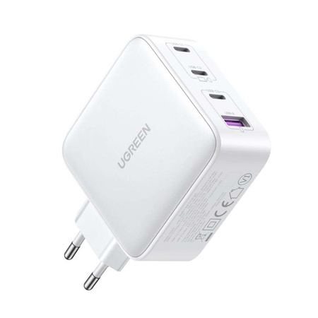 Schnellladegerät GaN 3xUSB C / USB 100W PPS Ugreen CD226 - weiß