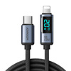 Lightning - USB-C-Kabel 20 W 1,2 m mit LED-Anzeige Joyroom S-CL020A16 - Schwarz