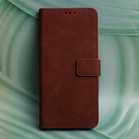 Etui Smart Velvet do Xiaomi Redmi 13C 4G / 13C 5G brązowe