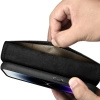 iCarer Oil Wax Wallet Case 2in1 Cover iPhone 14 Pro Leather Flip Cover Anti-RFID black (WMI14220722-BK)