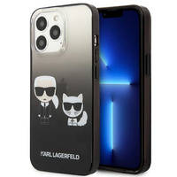 Karl Lagerfeld KLHCP13LTGKCK iPhone 13 Pro / 13 6,1" hardcase czarny/black Gradient Ikonik Karl & Choupette