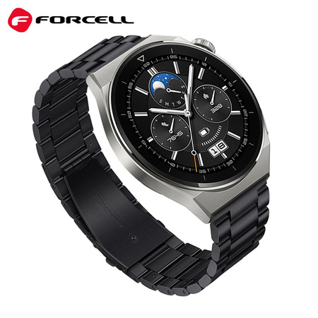 FORCELL F-DESIGN FS06 pasek / opaska do Samsung Watch 20mm czarna