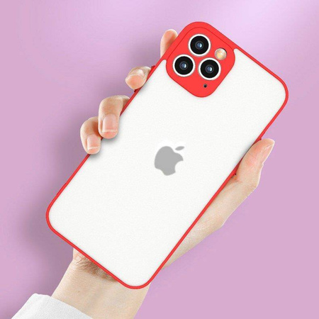 Milky Case silicone flexible translucent case for Samsung Galaxy S21+ 5G (S21 Plus 5G) red