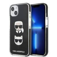 Karl Lagerfeld KLHCP13STPE2TK iPhone 13 mini 5,4&quot; Hardcase schwarz / schwarz Karl &amp; Choupette Head