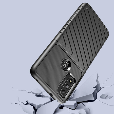 Thunder Case flexible gepanzerte Hülle für Motorola Moto G Play 2022 schwarz