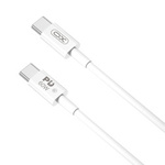 XO kabel NB-Q190B USB-C - USB-C 2,0m 60W biały