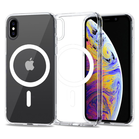 Schutzhülle IPHONE X / XS Tech-Protect Magmat MagSafe transparent