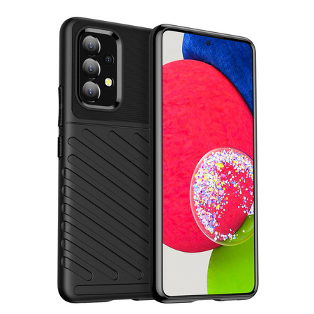 Thunder Case Flexibel Robuste Panzer Handyhülle TPU Schutzhülle für Samsung Galaxy A53 5G schwarz