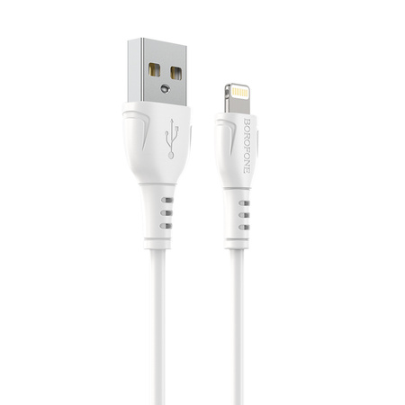 Borofone Kabel BX51 Triumph - USB na Lightning - 2,4A 1 metr biały