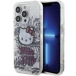 Hello Kitty IML Kitty On Bricks Graffiti case for iPhone 14 Pro - white