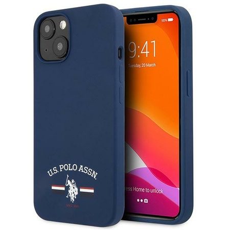 US Polo USHCP13SSFGV iPhone 13 mini 5,4" granatowy/navy Silicone Collection