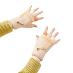 Women's/children's winter phone gloves - white