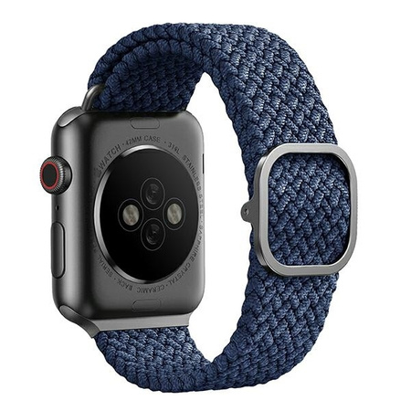 UNIQ pasek Aspen Apple Watch 40/38mm Braided niebieski/oxford blue