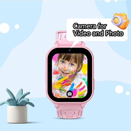 Blavec Smartwatch K02 Kids (SWK02-P) różowy