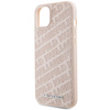 Karl Lagerfeld Quilted K Pattern case for iPhone 15 - pink