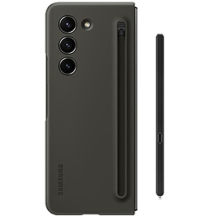 Silikonhülle für Samsung Galaxy Z Fold 5 Slim Case + Stylus - Schwarz