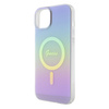 Original Case APPLE IPHONE 15 Guess Hardcase IML Iridescent MagSafe (GUHMP15SHITSU) purple