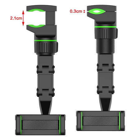 Regulowany uchwyt na lusterko wsteczne samochodu do smartfona