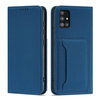 Magnet Card Case Case for Xiaomi Redmi Note 11 Pro Pouch Card Wallet Card Holder Blue