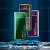 WEKOME WP-353 Vanguard Series - Power bank 10000 mAh PD 20W + QC 22.5W (Zielony / Przezroczysty)