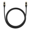 Baseus fast network cable RJ-45 cat.8 40Gbps 1m round - black