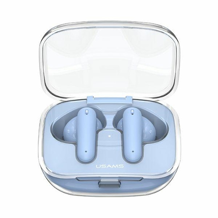 USAMS Słuchawki Bluetooth 5.3 TWS BE series earbuds bezprzewodowe niebieski/blue US-BE16