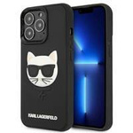 Karl Lagerfeld KLHCP13LCH3DBK 13 Pro / 13 6.1 &quot;black / black hardcase 3D Rubber Choupette