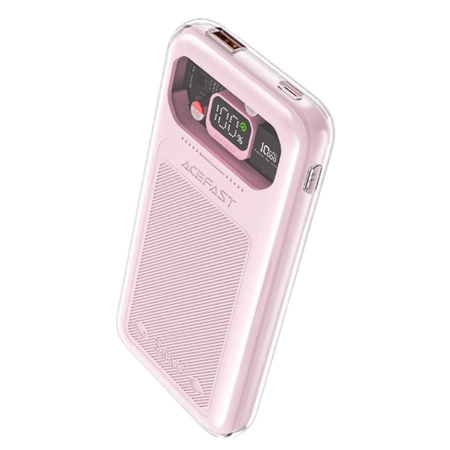 Acefast Powerbank 10000mAh Sparkling Series Schnellladung 30W pink (M1)