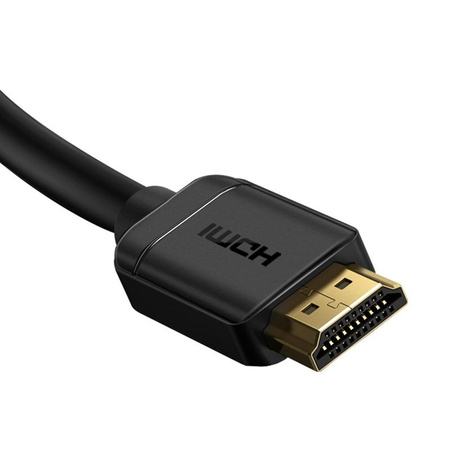 Baseus kabel przewód HDMI 2.0 4K 60 Hz 3D HDR 18 Gbps 3 m czarny (CAKGQ-C01)