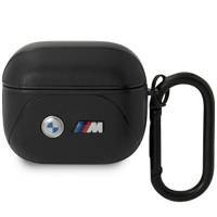 BMW BMA322PVTK AirPods 3 Gen Cover schwarz/schwarz Leder Curved Line