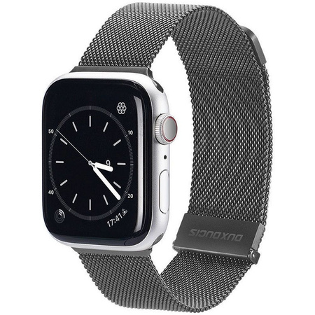 DUX DUCIS Milanese - pasek magnetyczny ze stali nierdzewnej do Apple Watch 38/40/41mm szary