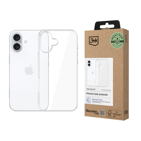 3MK ClearCase Eco iPhone 16 Plus GRS CU 1304127