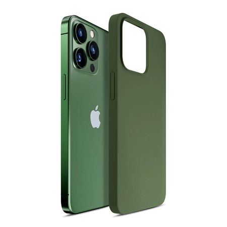 Apple iPhone 13 Pro Max - 3mk Hardy Silicone MagCase Alpine Green