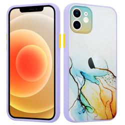 MX AQUARELLE IPHONE XS MAX ŻÓŁTO-NIEBIESKI / YELLOW-NAVY