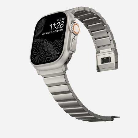 TECH-PROTECT STEELBAND APPLE WATCH 6 / 7 / 8 / 9 / 10 / SE / ULTRA 1 / 2 (44 / 45 / 46 / 49 MM) TITANIUM