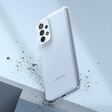 Ringke Fusion TPU Hülle mit Rahmen für Samsung Galaxy A73 transparent