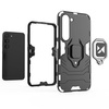 Wozinsky Ring Armor case for Samsung Galaxy S23+ armored cover magnetic holder ring black