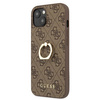 Guess GUHCP13S4GMRBR iPhone 13 mini 5,4" brązowy/brown hardcase 4G with ring stand