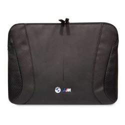 Original Handyhülle LAPTOP 14" BMW Sleeve Carbon&Perforated (BMCS14SPCTFK) schwarz